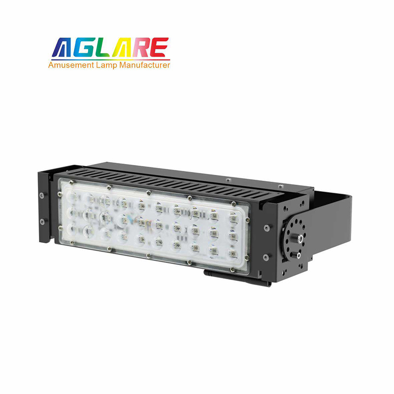 LED彩色投光灯 带？？？50W变色RGB泛光灯