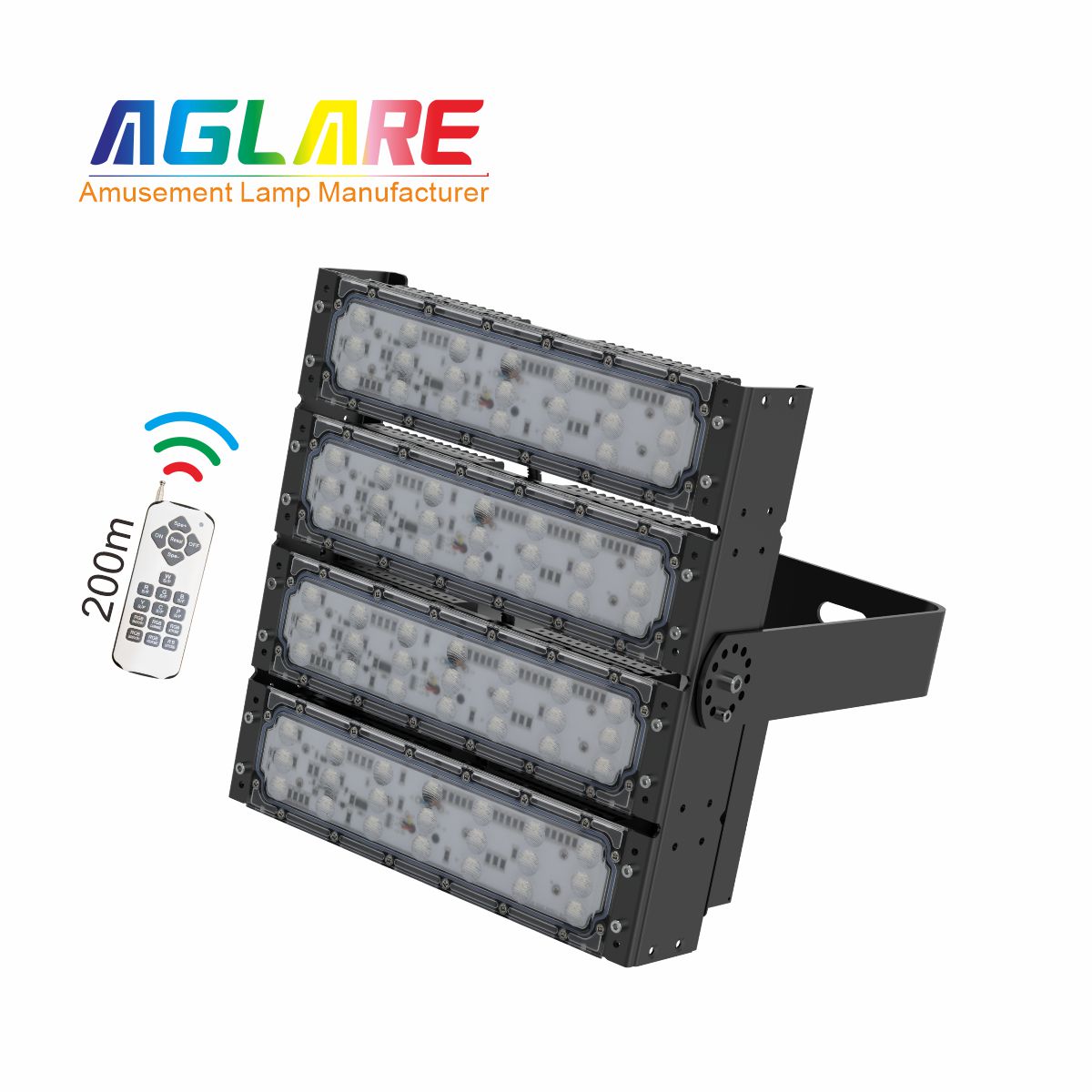 200W RGB彩色投光灯,变色户外射灯带？？仄