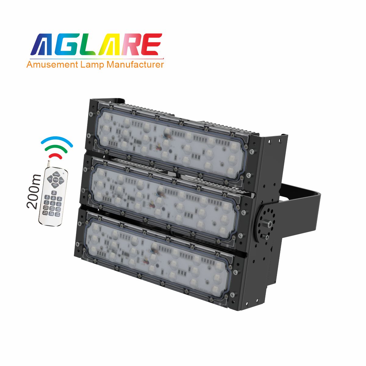 150W LED彩色泛光灯投光灯,变色户外射灯带？？仄