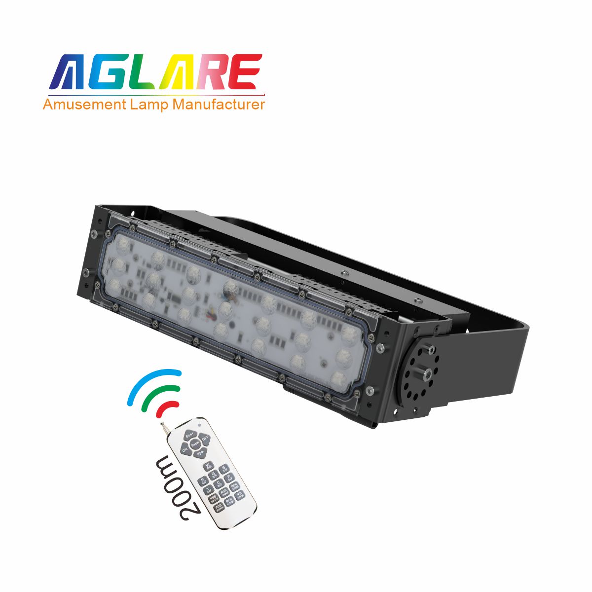 50W LED彩色投光灯带？？仄
